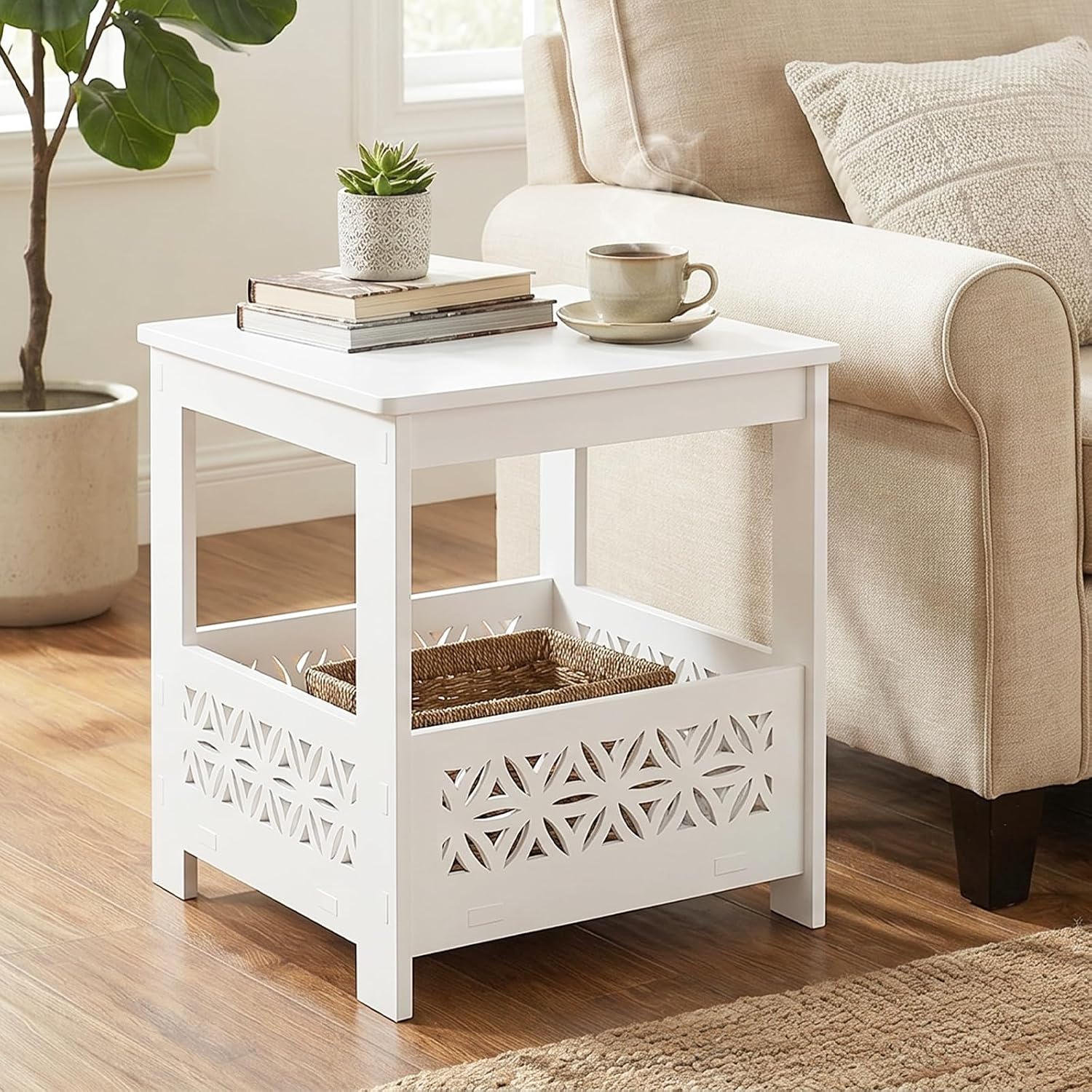 Resin Garden Side Tables