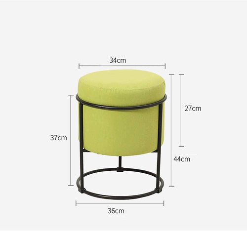European Wrought Iron Storage Ottoman Foot Stool