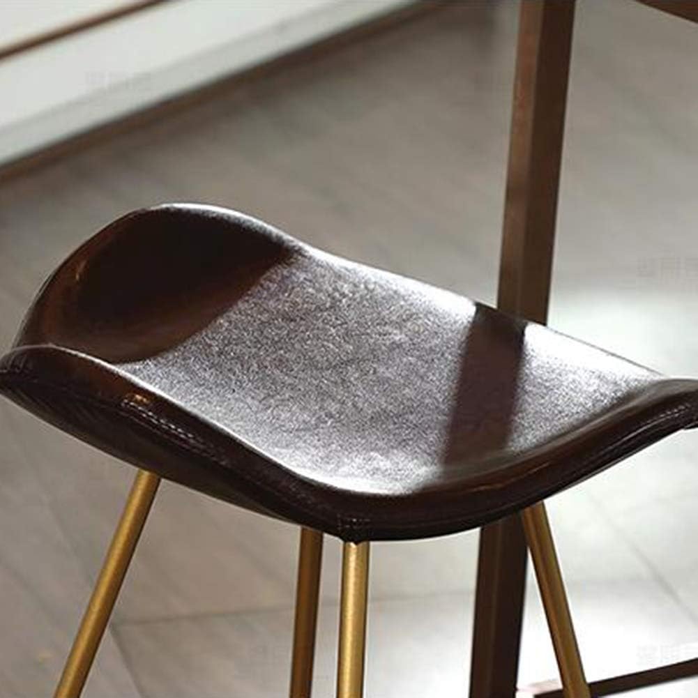 Wrought Iron Backrest Ottoman Makeup Shoe Stool