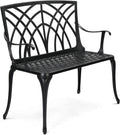 Cast Aluminium Weatherproof Outdoor Garden Bench
