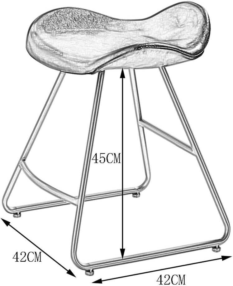 Wrought Iron Backrest Ottoman Makeup Shoe Stool