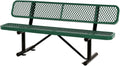 Heavy Duty Steel Mesh Backrest Portable Outdoor Bench