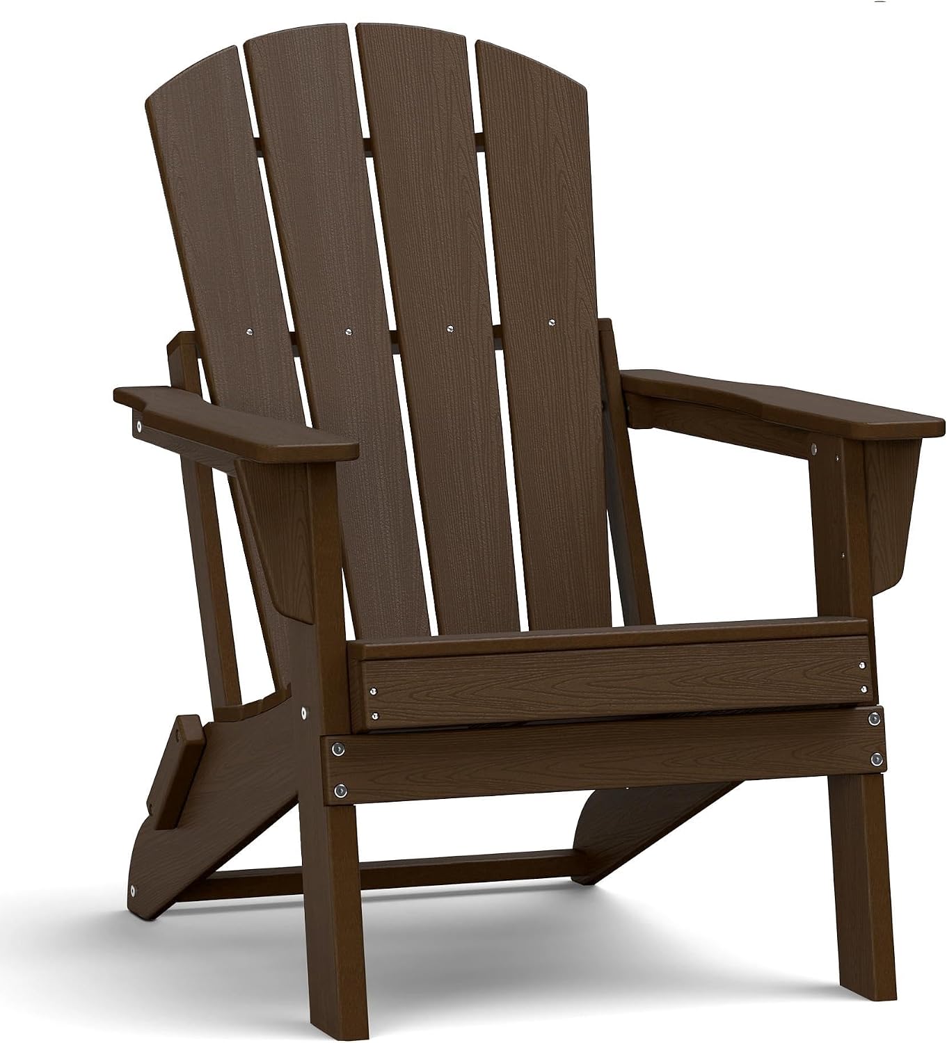 Lightweight HDPE Foldable Adirondack Chair Set of 4
