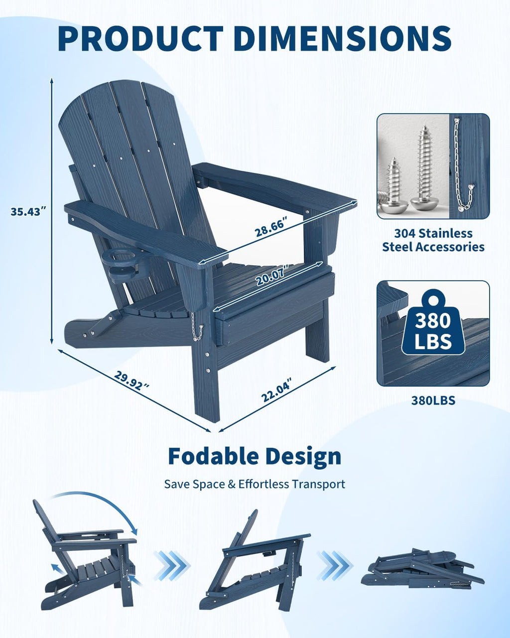 Wood Textured HDPE Chairs Set 2 Side Table