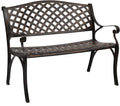 Cast Aluminum Anti-Rust Outdoor Patio Garden Bench