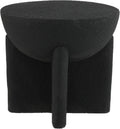 Polyresin Weather Resistant Drum Patio Accent Table