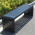 Stainless Steel Waterproof Backless Outdoor Patio Bench