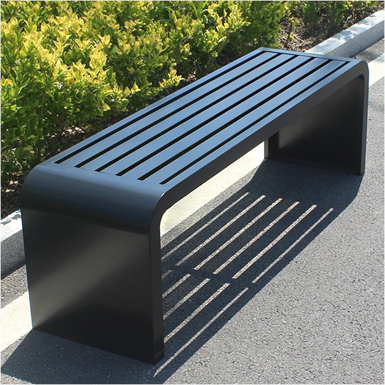Stainless Steel Waterproof Backless Outdoor Patio Bench